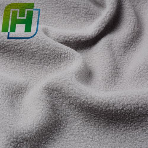 grey polar fleece fabric