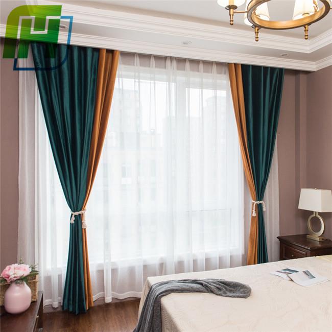 Holland velvet curtain fabric blackout decoration