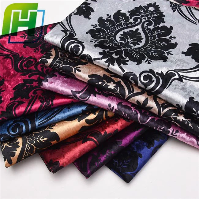 good qulaity digital printing velvet  fabric