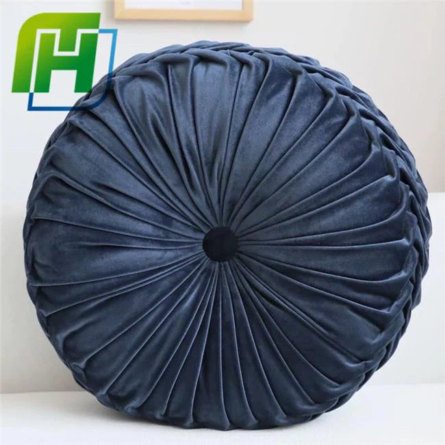 Heavier navy round pillow Heavier navy round pillow