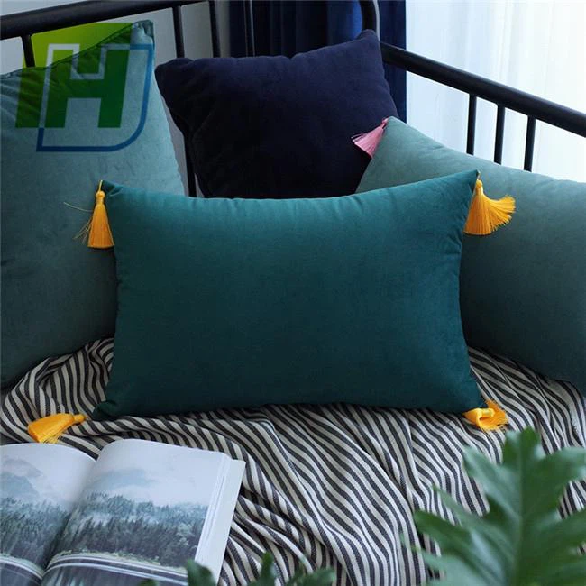 tassel velvet cushion tassel velvet cushion