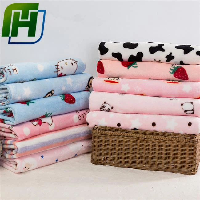 print flannel fleece fabric