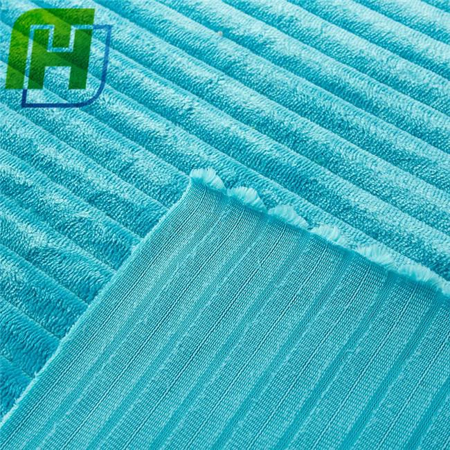 minky stripe fleece fabric