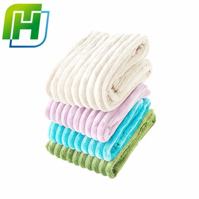 stripe plush fleece color