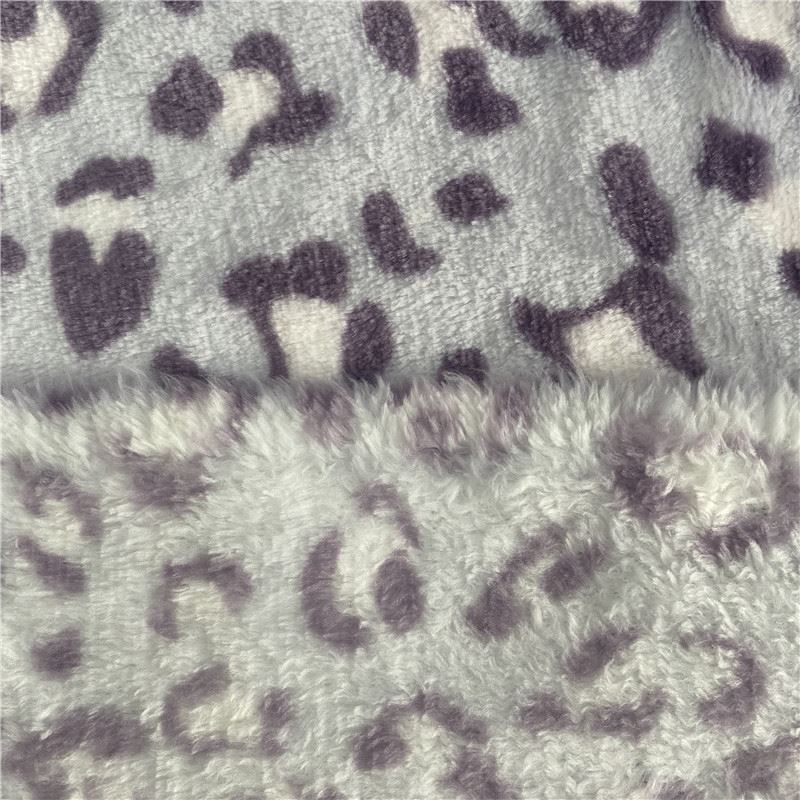 Printed coral fleece for sleep wearing_副本