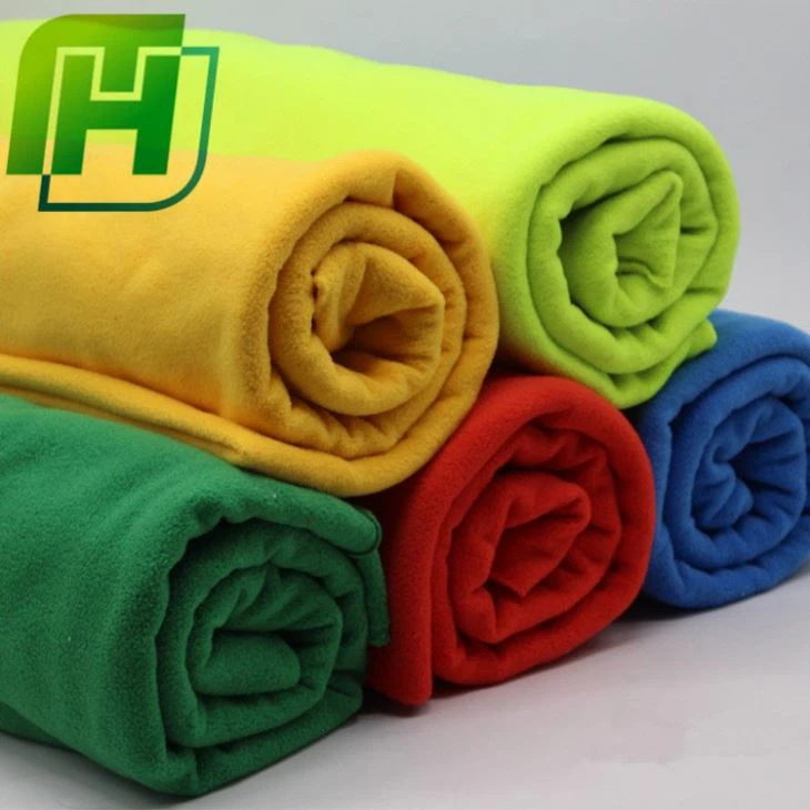 Plaid Polar Fleece Fabric
