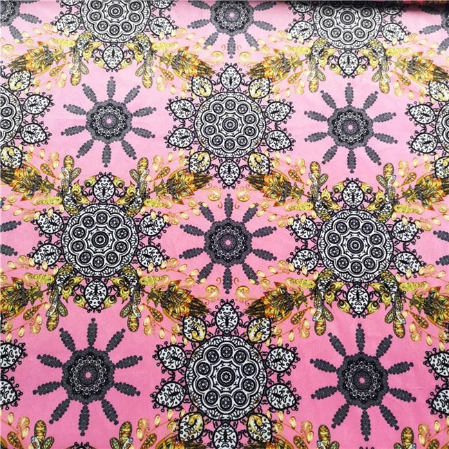 Floral Velvet Upholstery Fabric