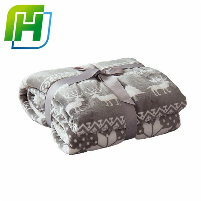 Print Christmas Fleece Blanket For Winter
