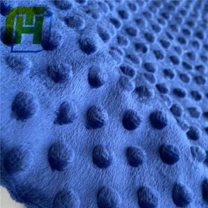 Warehouse Small MOQ Minky Dot Fabric