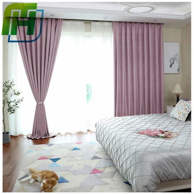 Suede Blackout Fabric For Curtain