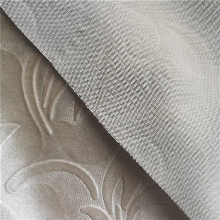 Custom 3d Embossed Velvet Fabric