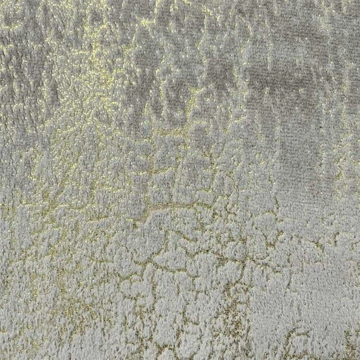 Gold Foil Printing Upholstery Fabric