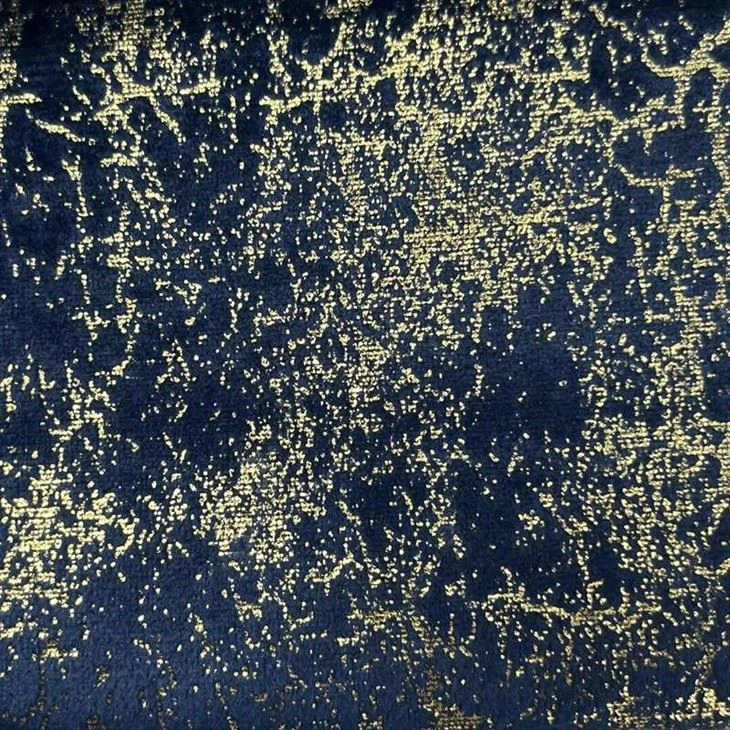 Gold Foil Printing Upholstery Fabric