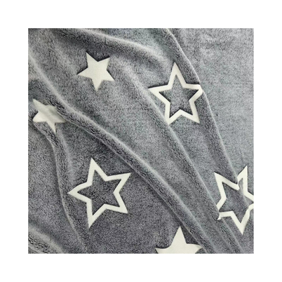 Glue Embossed Flannel Fleece