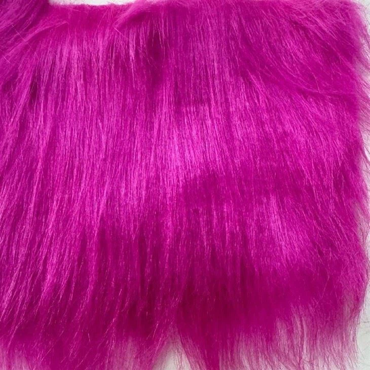 Faux Fake Fur Solid Shaggy Long Pile Fabric