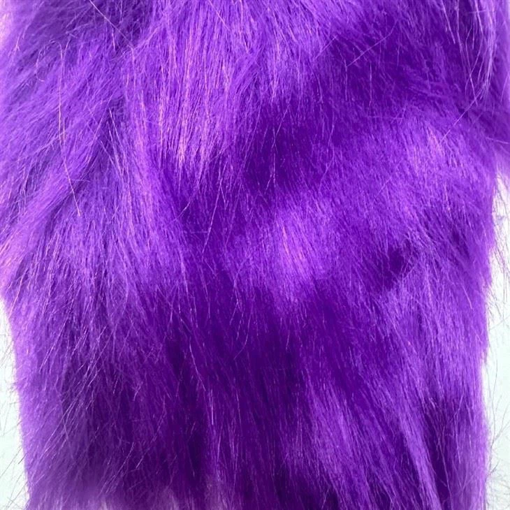 Faux Fake Fur Solid Shaggy Long Pile Fabric