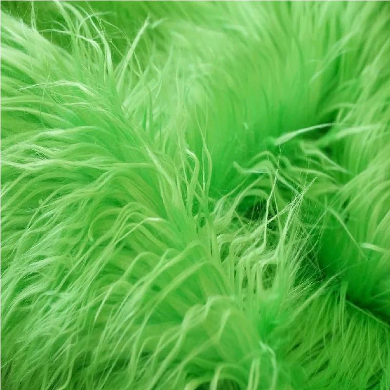 Faux fake fur solid shaggy long pile fabric Faux fake fur solid shaggy long pile fabric