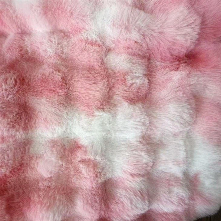 Rabbit Faux fur Bubble Fabric