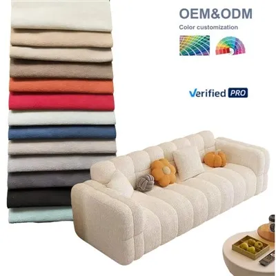 Soft Boucle Upholstery Sofa Fabric