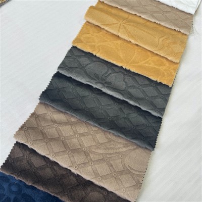 Embossed Minky Fleece Fabric