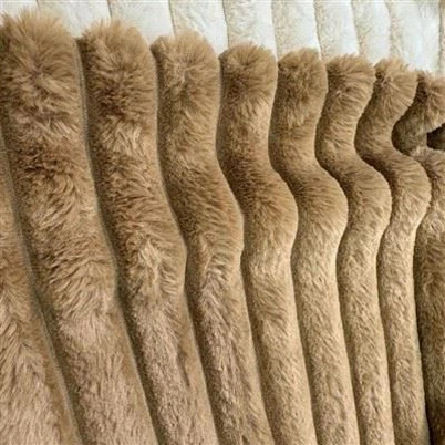 Teddy Bear SCF Stripe Faux Fur