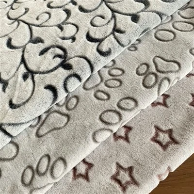 Glue Printed Flannel Fabric